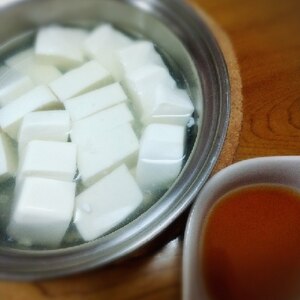 宗田節のつゆでシンプル湯豆腐